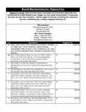 Exclusive Rigging Fees Exclusive Rigging Fees