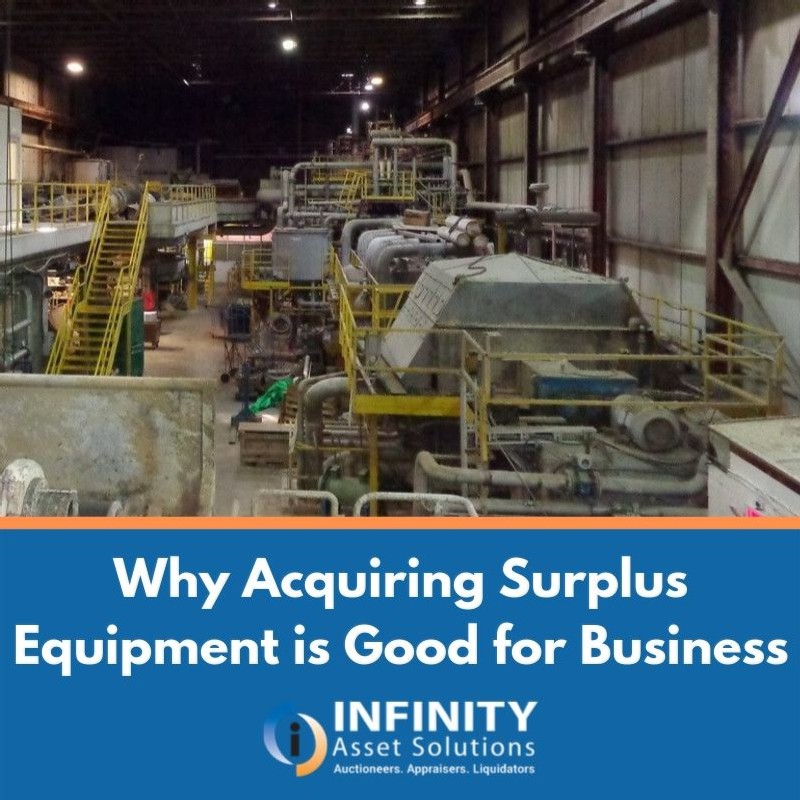 Why Acquiring Surplus Equipment is Good for Business