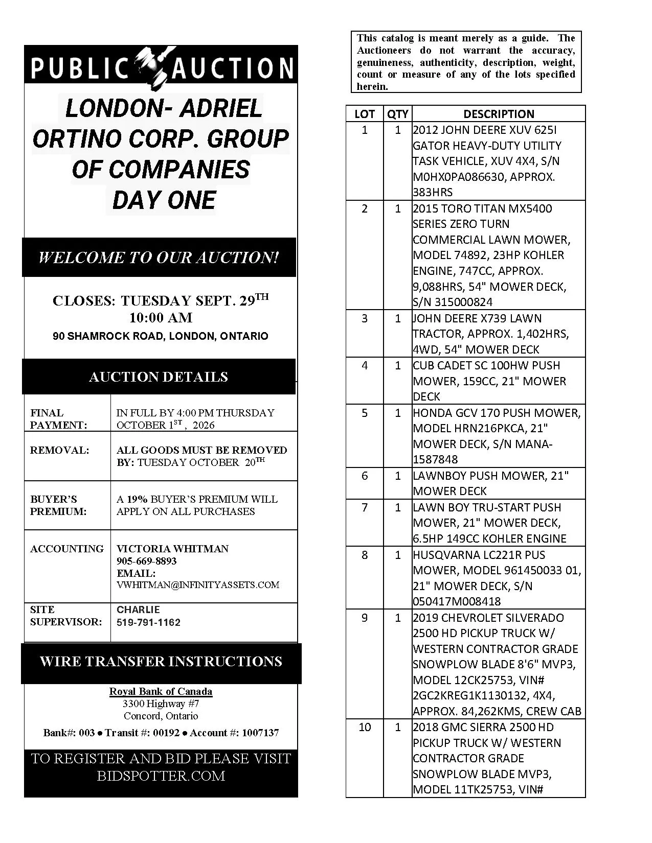 Catalog